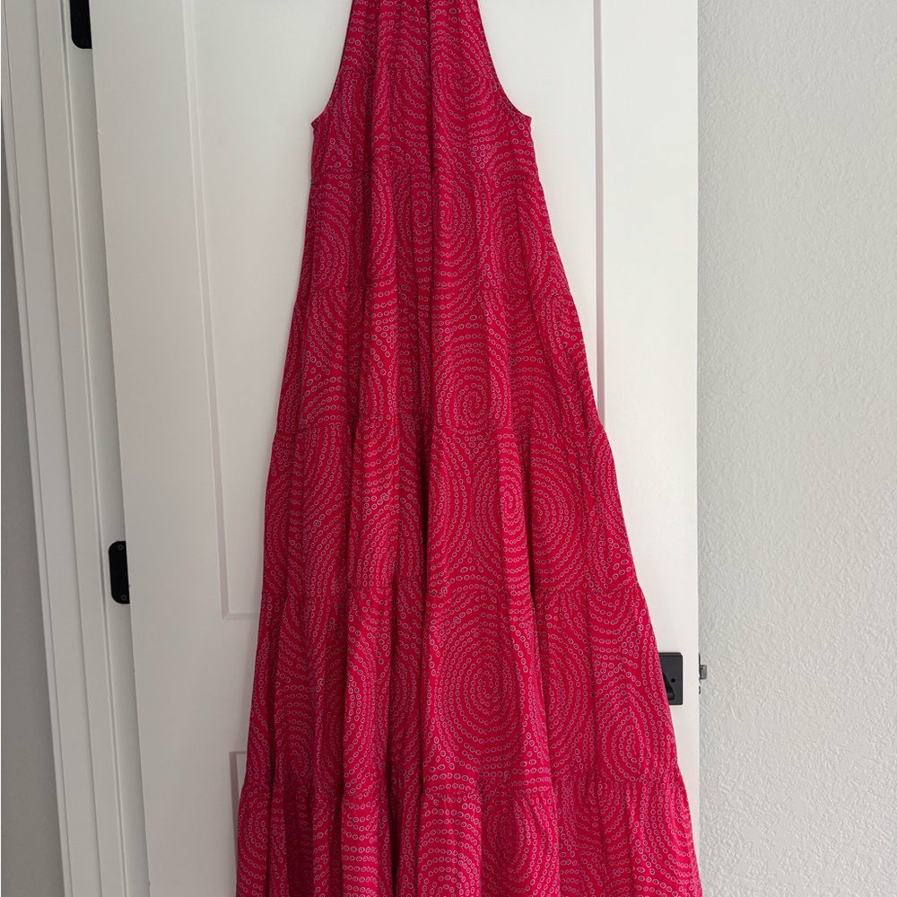 RHODE Red Maxi Dress